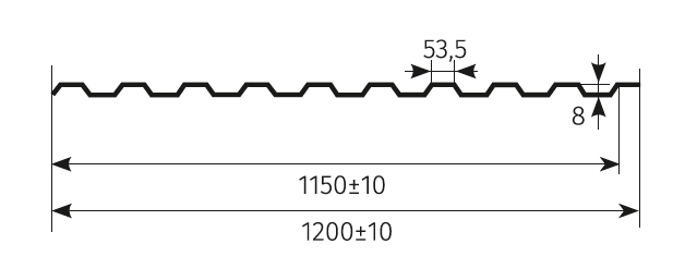 Профнастил С8